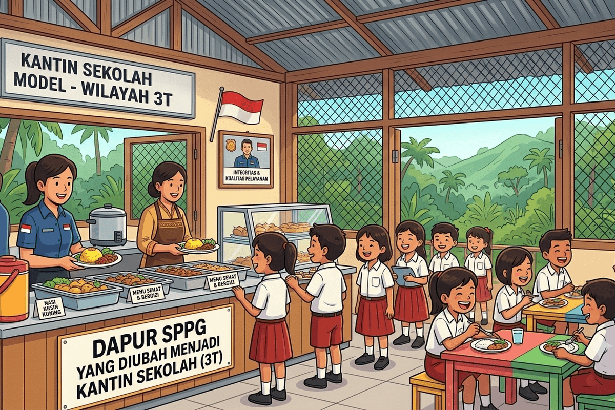 Skema MBG Dievaluasi, Opsi Kantin Sekolah Dinilai Bisa Lebih Efisien